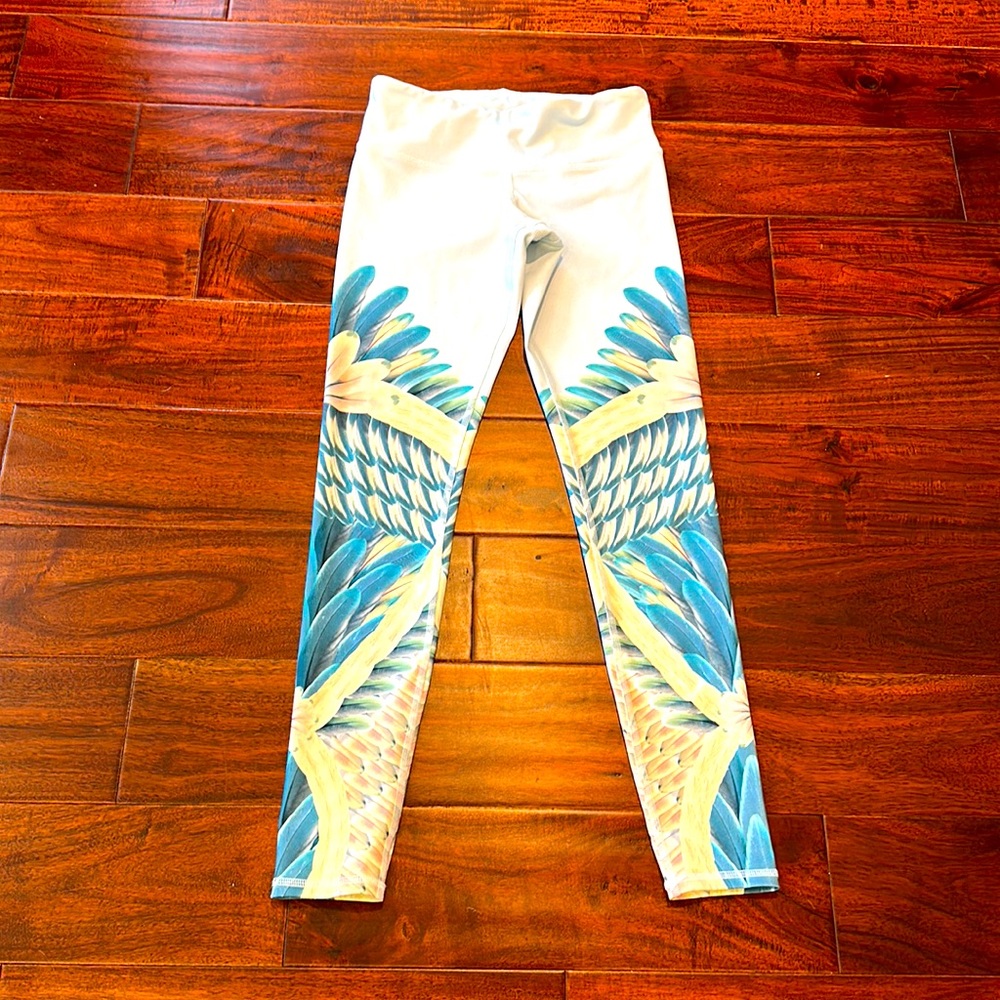 ALO leggings in peacock XS beautiful!